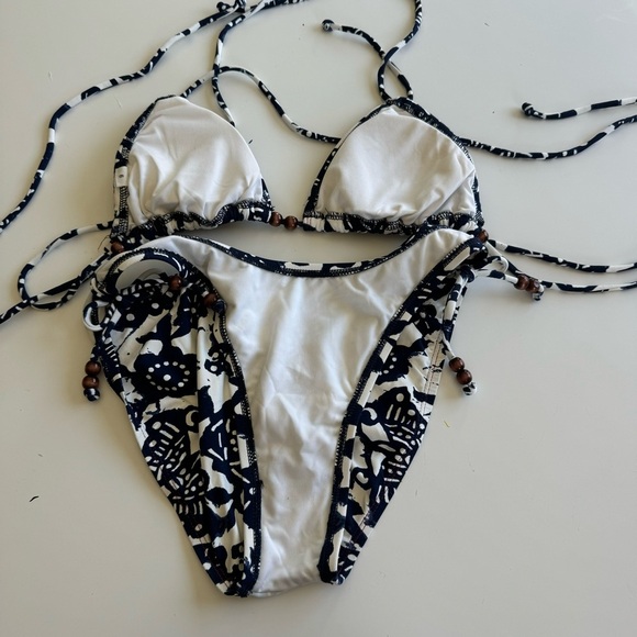 Tommy Hilfiger Swim Bikini Set Butterfly Size 6 - Picture 8 of 9